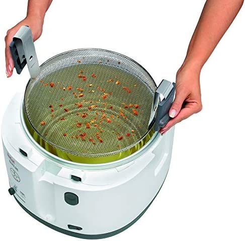 Tefal Fritteuse Filtra One | 1.900 W | Kapazität 1,2 Kg | Clean-Oil-System | Auffangsieb für Frittierreste | Wärmeisoliert | Spülmaschinenfest 