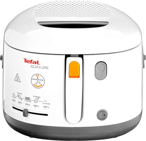 Tefal Fritteuse Filtra One | 1.900 W | Kapazität 1,2 Kg | Clean-Oil-System | Auffangsieb für Frittierreste | Wärmeisoliert | Spülmaschinenfest 