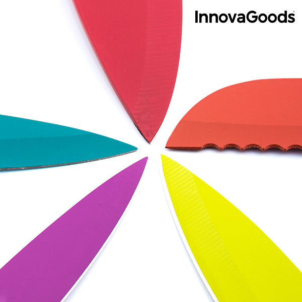 InnovaGoods Swiss·Q Fashion Keramikmesser und Scherenset (6-teilig)