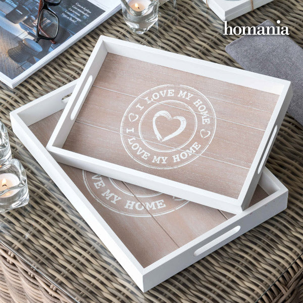 I Love My Home by Homania Tabletts (2er-Pack)