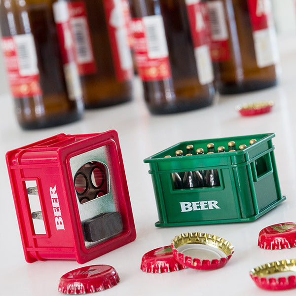 Gadget and Gifts Bierkasten Flaschenöffner mit Magnet