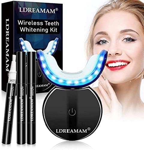 Teeth Whitening Kit, Zahnaufhellung Set, Professionelle Zahnaufhellung Set zu Hause Zahnweiß, Bleichsystem, Wiederverwendbares Home Bleaching Kit