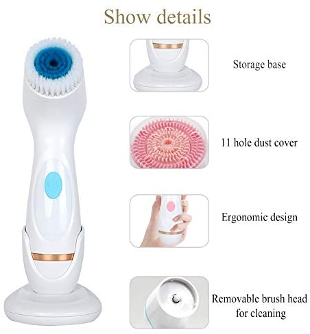 Silikon-Gesichtsreinigungsbürste, Peeling- und Mitesser-Reinigungsporen, Elektrische USB-Reinigungsbürste