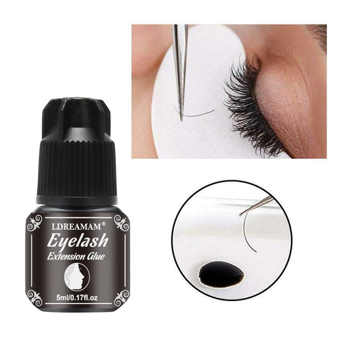 Wimpernkleber, Lash Wimpernkleber, Eyelash Extension Glue, Eyelash Glue, Extra Starker Halt und lange Lebensdauer, 1-2 Sek Trocknungszeit