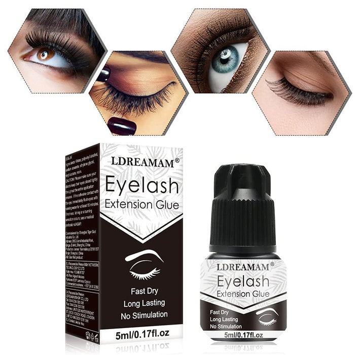 Wimpernkleber, Wimperverlängerung, Lashes Adhesive, Eyelash glue, Super Quick Dry Wimpern-Kleber, Eyelash Extension Glue, Trocknungszeit 1-2 Sek