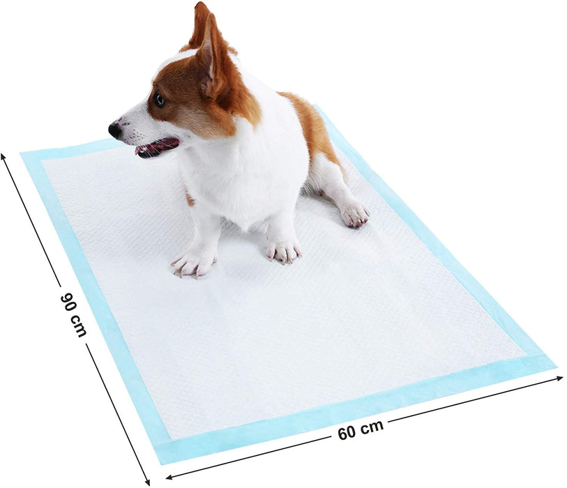 Trainingsunterlagen für Welpen, Puppy Training Pads, Welpentoilette, 100 Stück, 60 x 90 cm