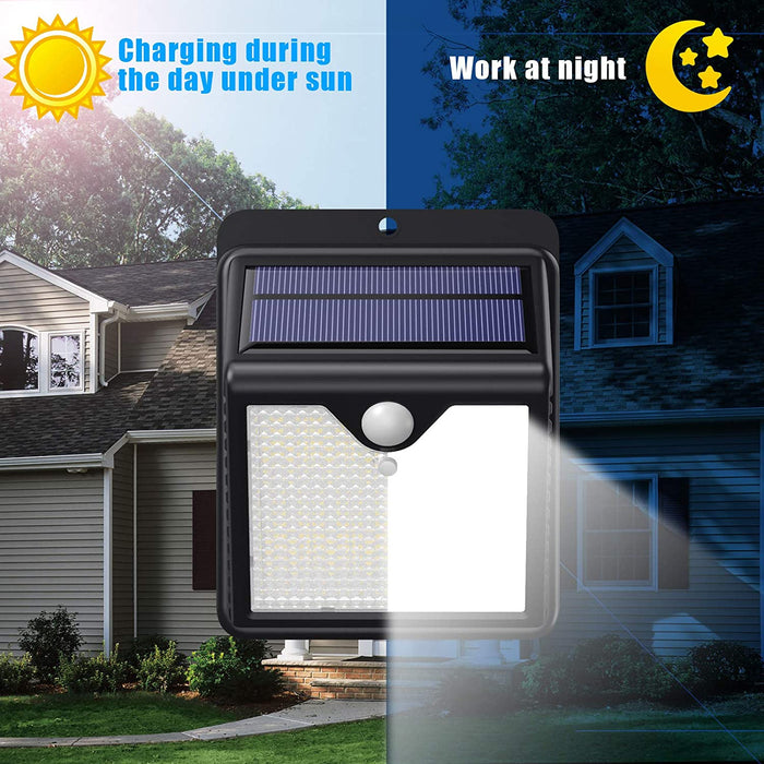 【6 Stück/150 LED】 Solarlampen für Außen, Feob Solarlampe Bewegungsmelder Solarleuchte Sicherheitsleuchten - Powerful - Wasserdicht