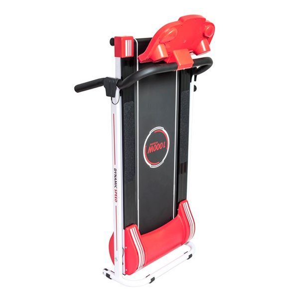 Laufband Laufband RunnerFit Step Red 10 km/h 1000W Hometrainer - Sport ohne Fitnessstudio - Heimtrainer Laufband