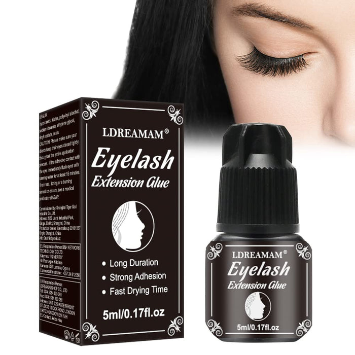 Wimpernkleber, Lash Wimpernkleber, Eyelash Extension Glue, Eyelash Glue, Extra Starker Halt und lange Lebensdauer, 1-2 Sek Trocknungszeit