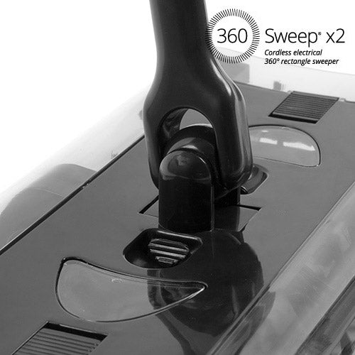 Rechteckiger Elektrobesen Omnidomo 360 Sweep 7,2 V Schwarz