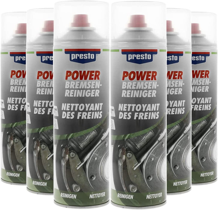 presto SET POWER Bremsenreiniger 6 x 500 ml