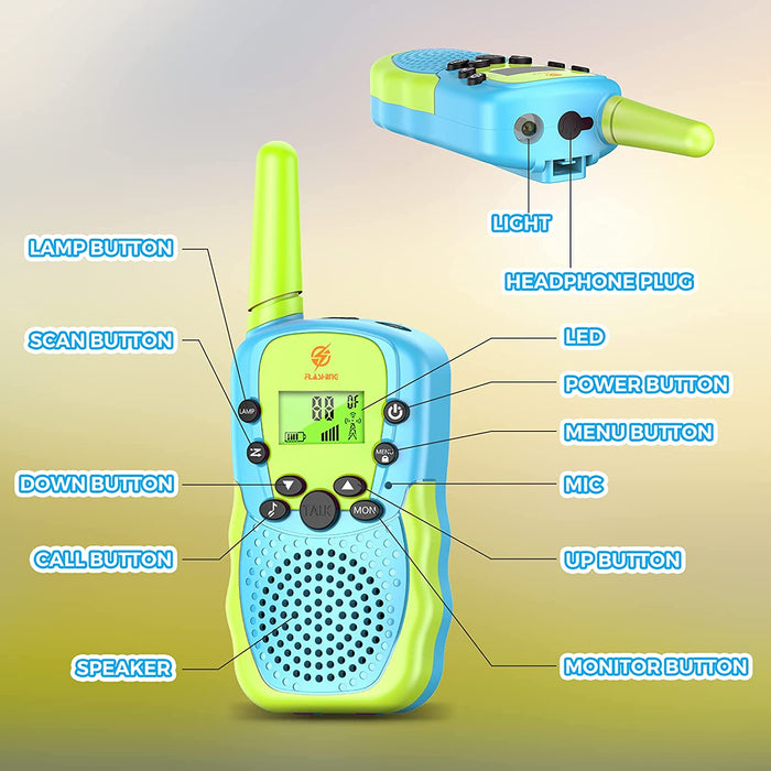 Walky Talky Kinder, Geschenk Junge 3 4 5 6 7 8 Jahre Spielzeug Mädchen 3-12 Jahre Walki Talki Spielzeug für Draußen Walkie-Talkie Kleine Geschenke