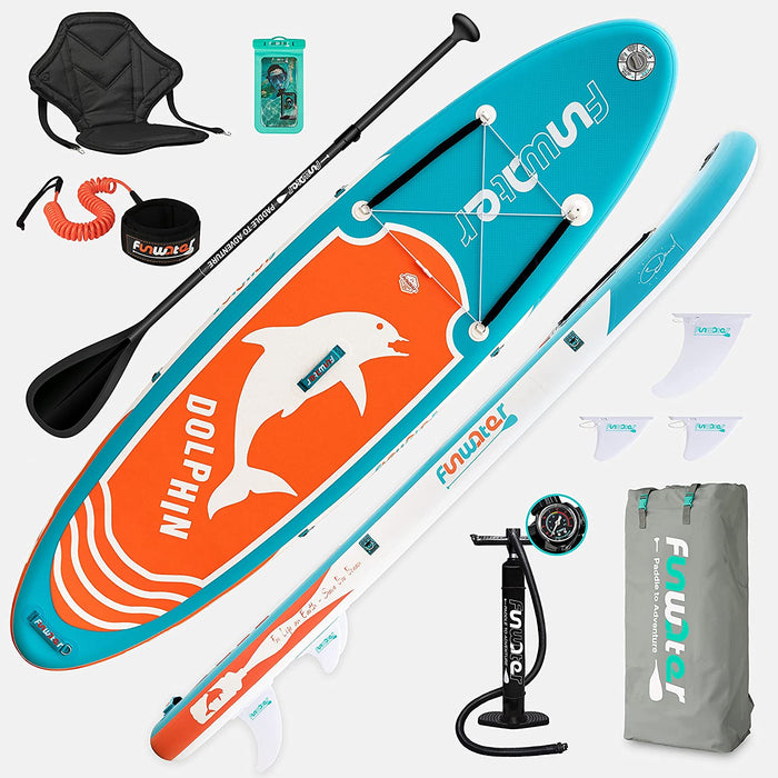 Sailor Inflatable Stand Up Paddle Board 305*78cm SUP Board Complete Accessories Adjustable Paddleboard, Pump, ISUP Travel Backpack