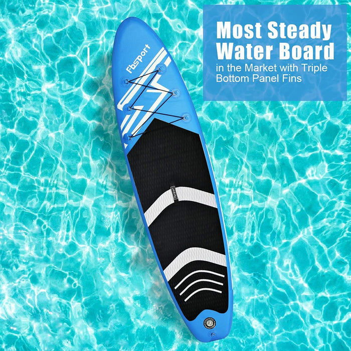 SUP Board, Stand Up Paddle Board, Aufblasbare Boards für Stand-Up Paddling 15CM Dick, Premium SUP Paddelbrett Kit mit 3-TLG verstellbares Alu-Paddel