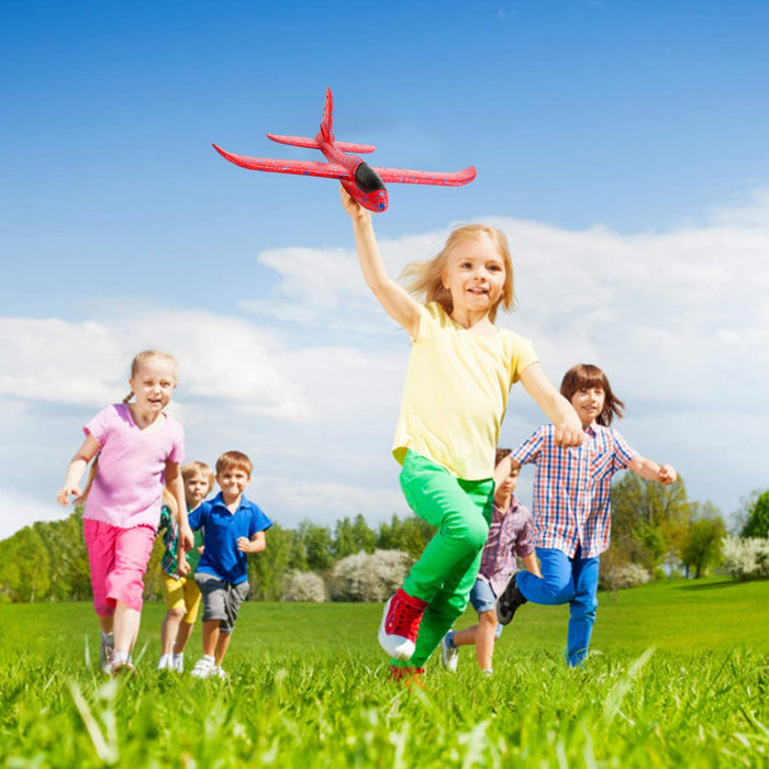 Segelflugzeug, Flugzeug Styropor, Modell Schaum Flugzeug, Manuelles Werfen Spielzeug, Outdoor Sport Spielzeug für Kinder (4 stücke )