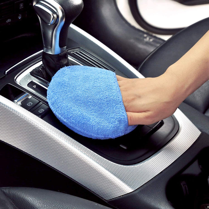 Mikrofaser Auto Handpolierschwamm, Wax Applikator Pad, 13tlg Auto Polierschwamm Reinigungswachs Schwamm Wachs Applikator Reinigungspad